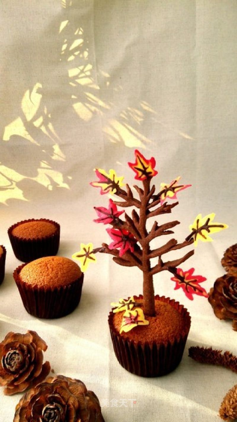 #aca烤明星大赛# Potted Maple Cup Cake recipe