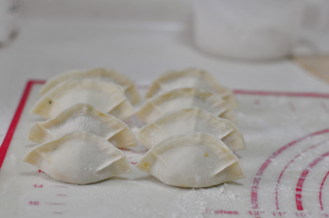 Green Vegetables and Pork Dumplings recipe