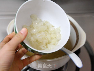 [sea Cucumber Snow Lotus Papaya Boat]: Sweet Water for Beautiful Women recipe