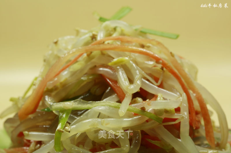 Kiki Beef's Private Kitchen 13-cold Mung Bean Sprouts recipe