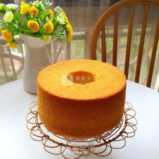 #aca烤培明星大赛# Pumpkin Chiffon Cake (low Sugar and Low Oil) recipe