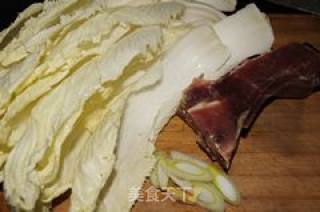 Steamed Golden Fire Ham Shredded Chinese Cabbage recipe