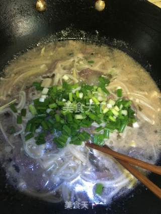 Enoki Mushroom Beef Soup recipe