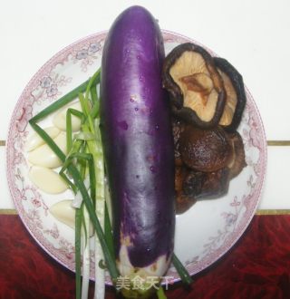 Steamed Eggplant with Mushrooms and Garlic recipe