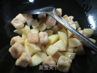 Braised Potatoes with Little Oil Tofu recipe