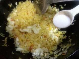 Fried Rice with Golden Scallop and Hibiscus recipe