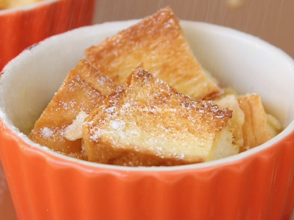 Start A Beautiful Day with Smooth Toast Pudding recipe