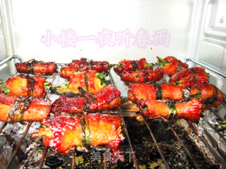[original Diy Barbecue]---(cook100 Garlic Bbq Sauce) Roasted Pork Belly Rolls recipe