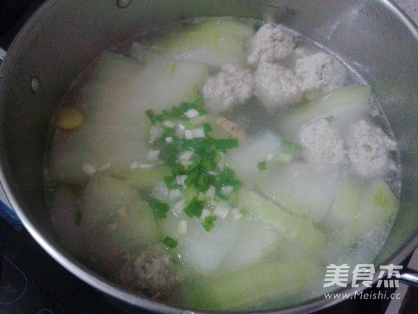 Winter Melon Meatball Soup recipe