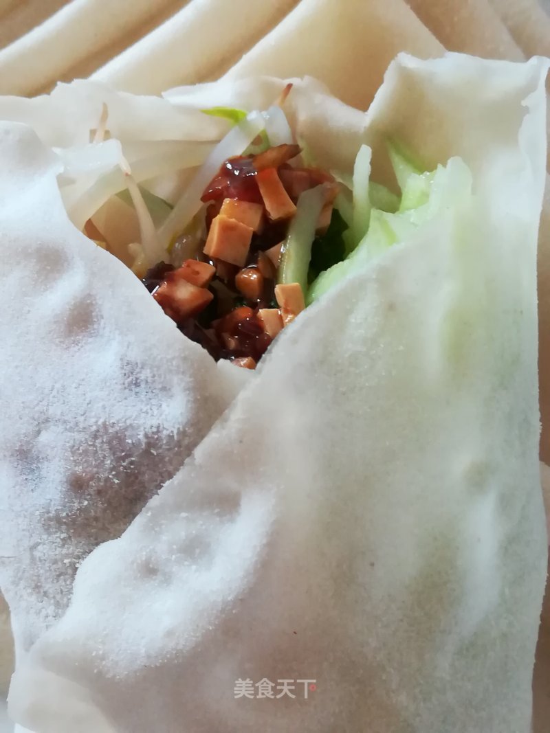 Steamed Vegetarian Spring Rolls recipe