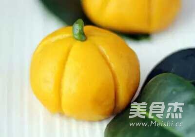 Pumpkin Bean Paste Snacks recipe