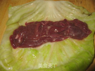 Cabbage and Liver Slices recipe