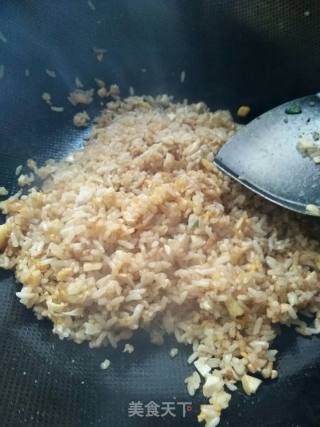 Salted Duck Egg Fried Rice recipe