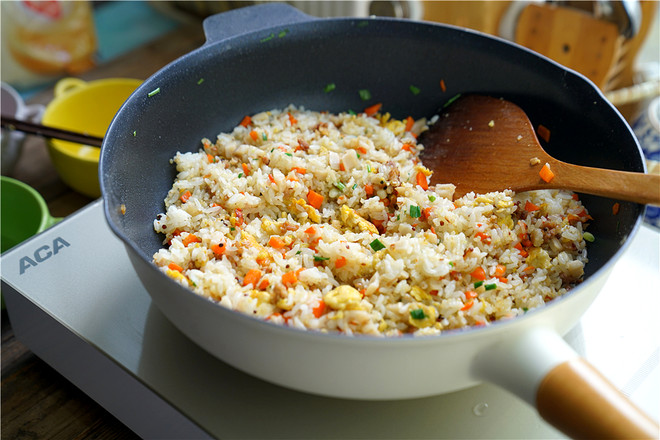 Lotus Root and Carrot Fried Rice recipe