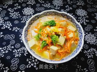 Stewed Tofu with Cordyceps Flower recipe