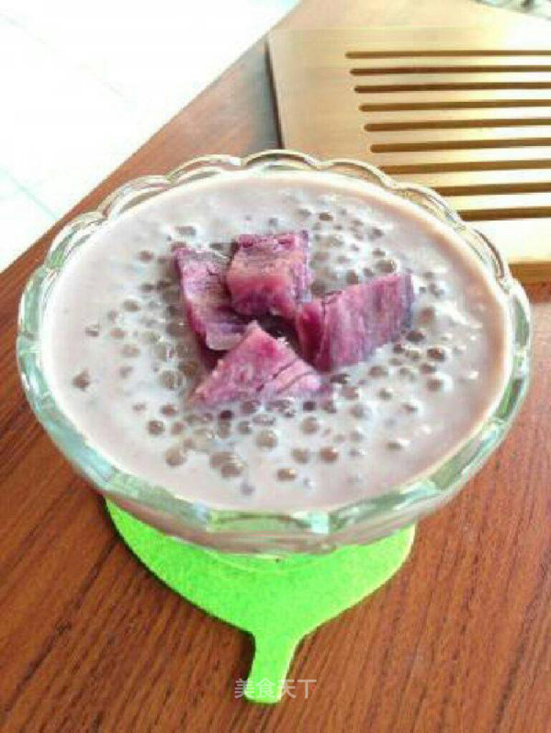 【purple Potato Sago Sauce】 recipe