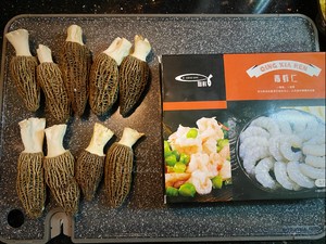 [creative Dishes] Shrimp and Morel recipe