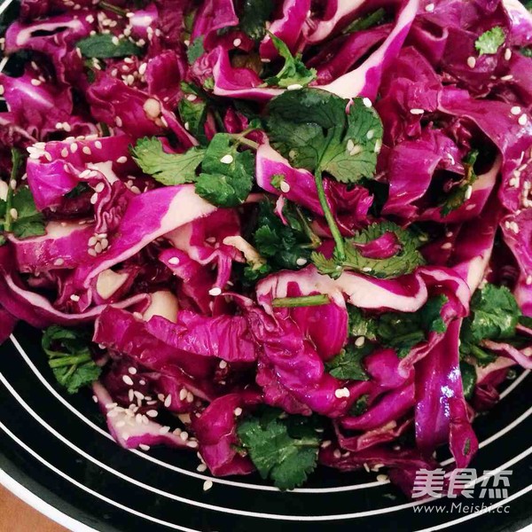 Purple Cabbage Salad recipe