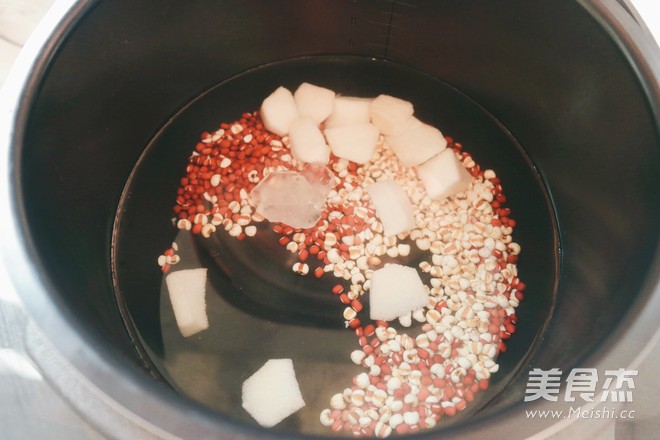 Red Bean and Barley in Yam Syrup recipe