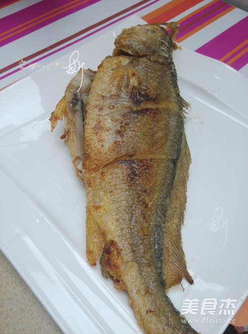 Beer Fried Braised Yellow Croaker recipe