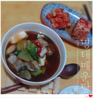 【korean Spicy Mentai Fish Soup (cod Soup)】 recipe