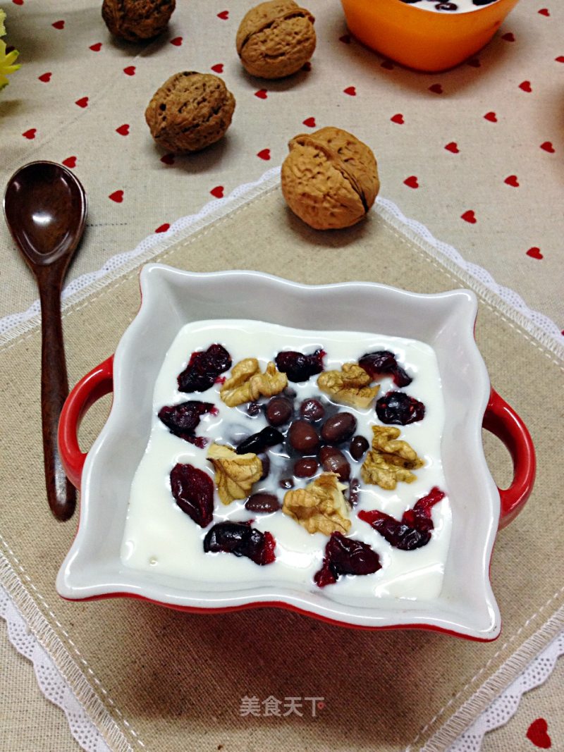 Walnut Honey Bean Yogurt recipe