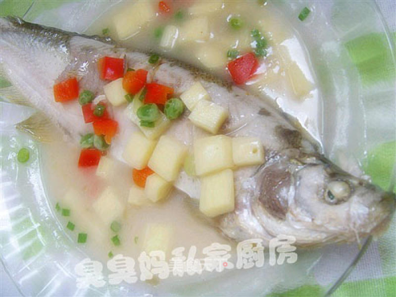 Mandarin Fish with White Sauce recipe