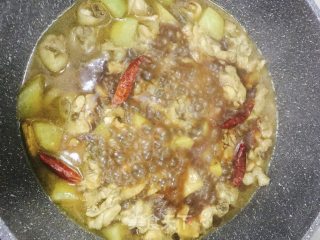 Braised Chicken with Mushrooms and Potatoes recipe