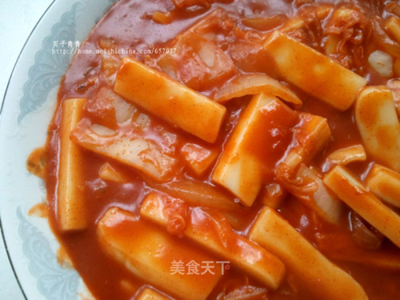 Korean Fried Rice Cake recipe