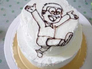 Nobita Birthday Cake recipe