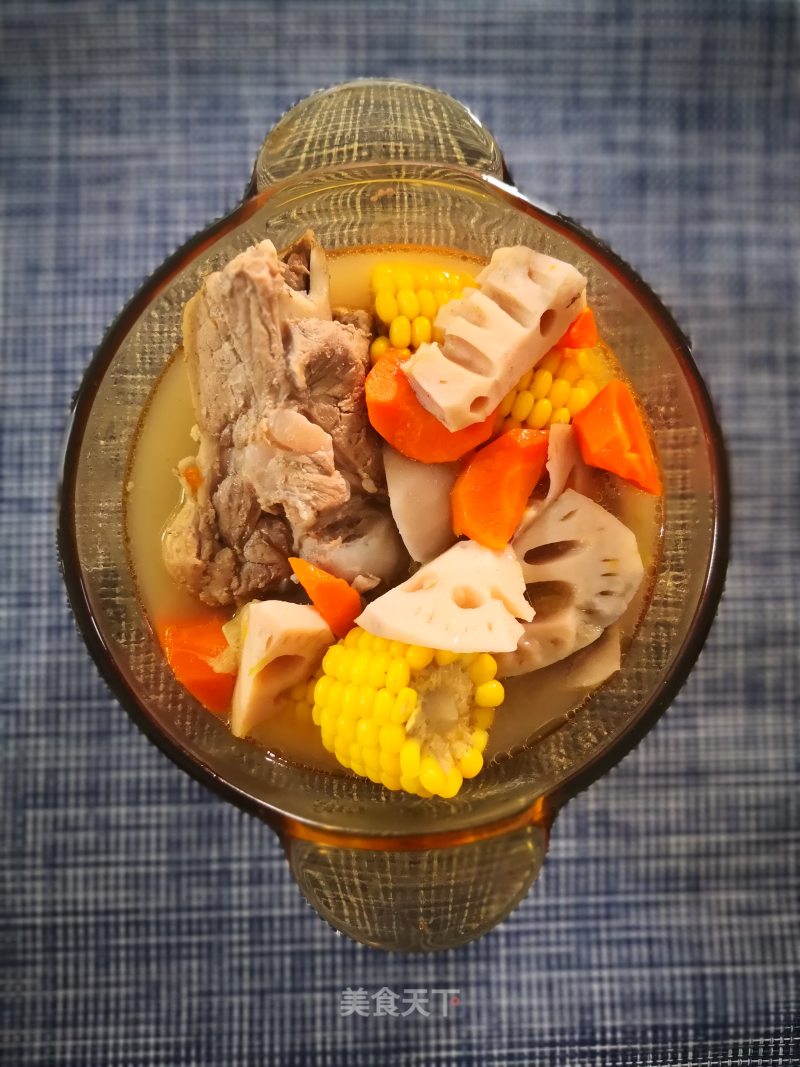 Lotus Root and Corn Big Bone Soup ~ Runzao Hao Soup recipe