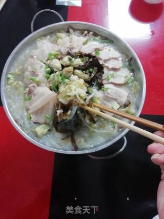 Xiaoman's Diary "white Pork with Oysters and Pickled Cabbage" recipe