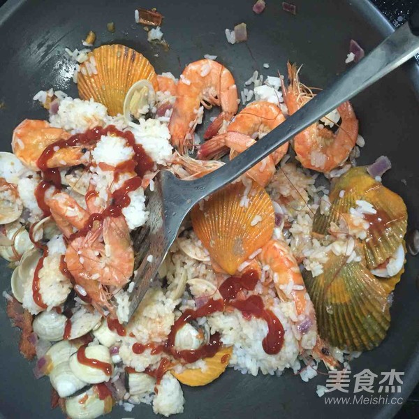 Assorted Seafood Rice recipe