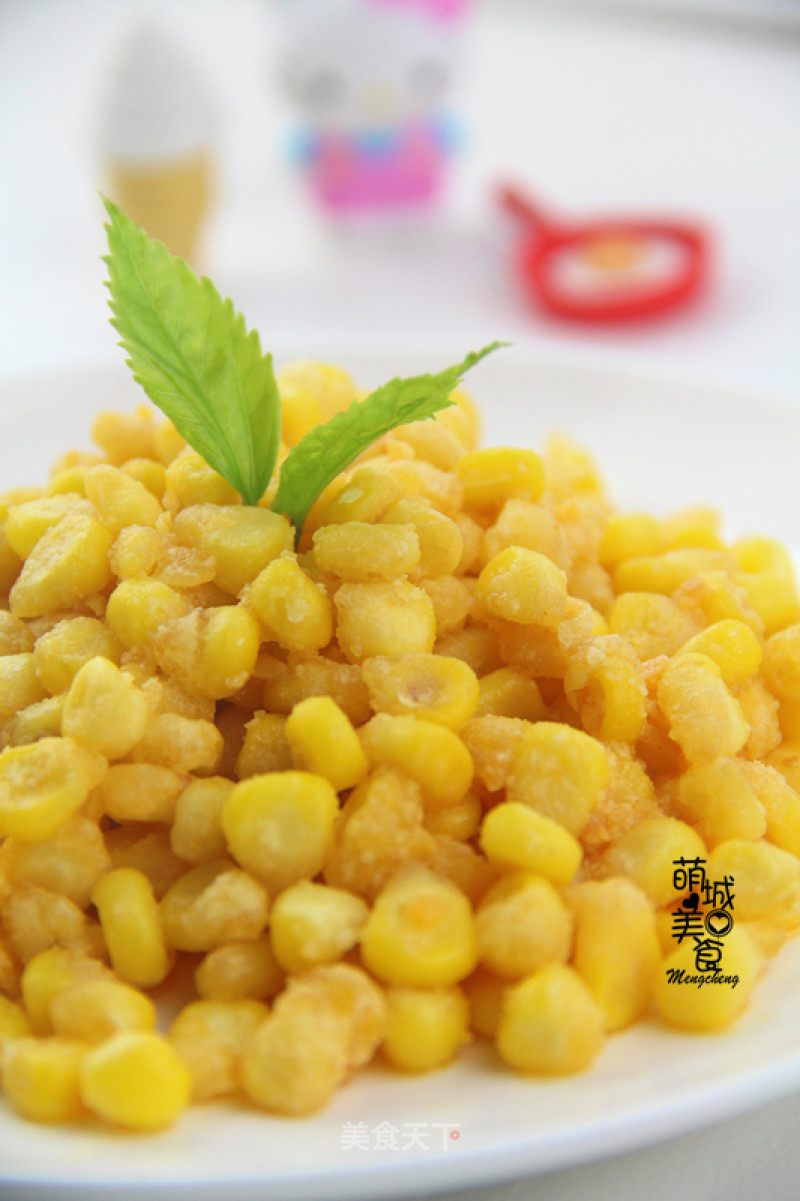 #trust of Beauty# Corn Kernels with Salted Egg Yolk recipe