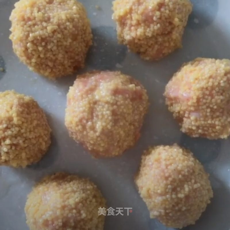 Steamed Millet Balls recipe