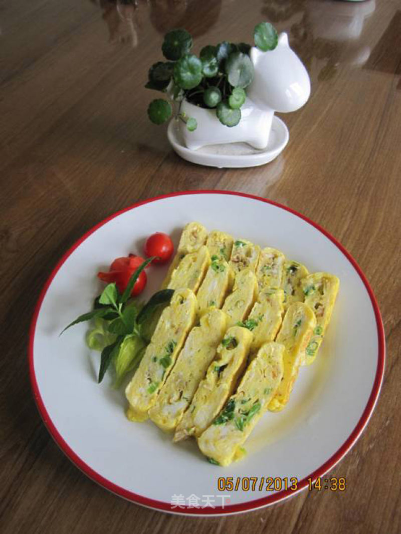 Kissed Larvae Omelette recipe