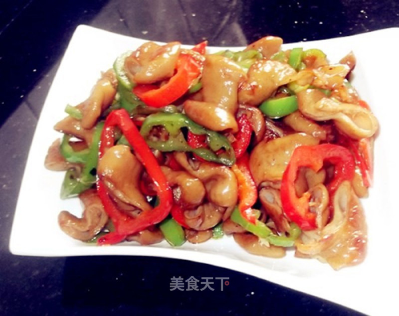 Stir-fried Pork Intestines with Chili recipe