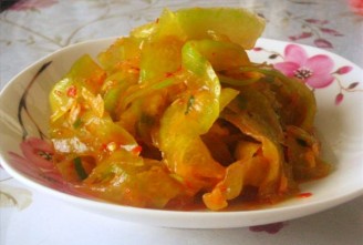 Cold Red Oil Watermelon Rind recipe