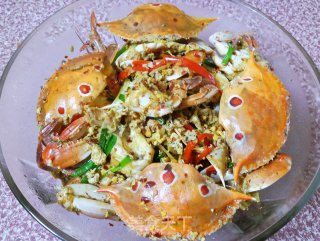 Braised Three-eyed Crab in Oil recipe