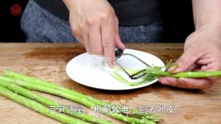 Delicacy that Novices Can Make [asparagus Fried Shrimp] recipe