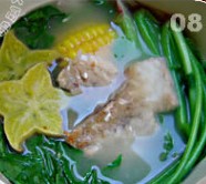 Spinach Stewed Fish Bones recipe