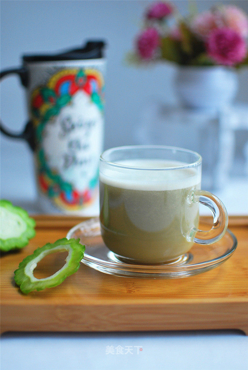 Bitter Gourd and Mung Soy Milk recipe