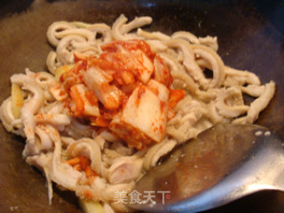 Kimchi Tripe Shreds recipe