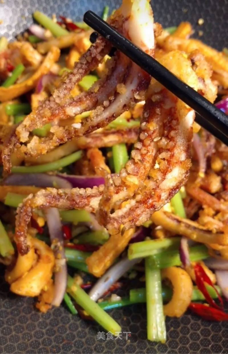 Seafood Shredded Squid Recipe Simple Chinese Food