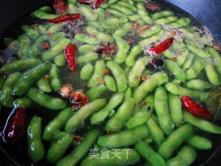 Garlic Stewed Edamame recipe