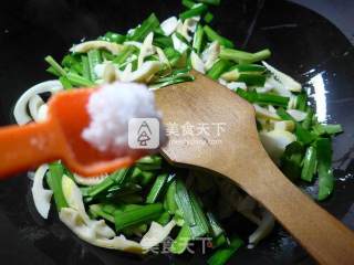 Stir-fried Leishan with Leek recipe