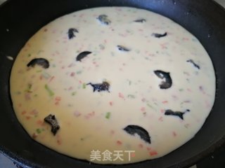 [yantai] Sea Cucumber Omelet Salad Roll recipe