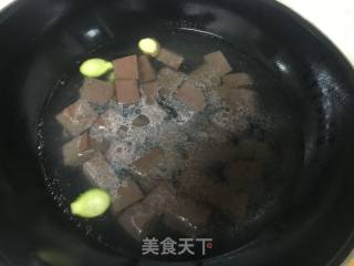Tofu Roasted Duck Blood recipe