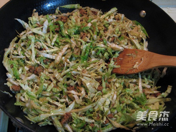 Kale Vermicelli with Minced Meat recipe