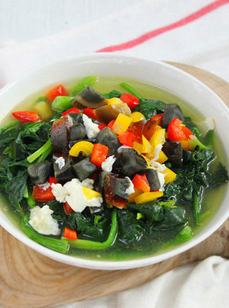 Spinach in Soup recipe